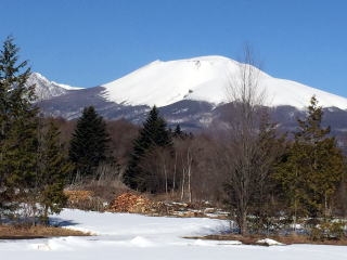 冬の浅間山